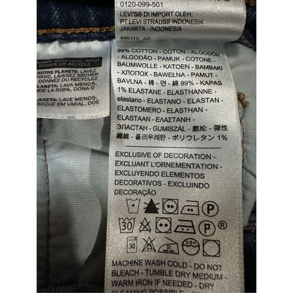 LEVI’S 501® ORIGINAL FIT RAW HEM HIGH RISE WOMEN'S JEANS SZ 26 - Picture 6 of 9